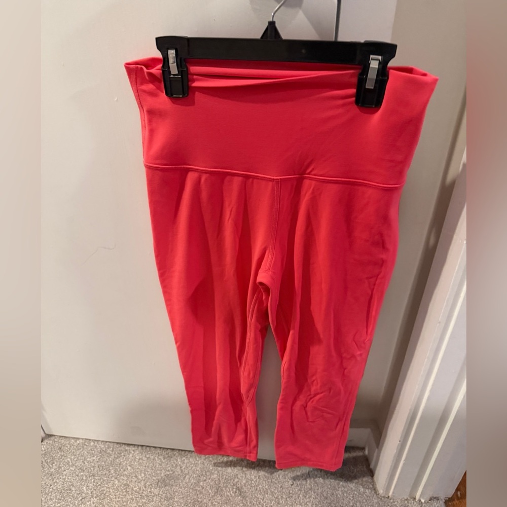 Lululemon Align High Rise Crop 23 Coral Leggings